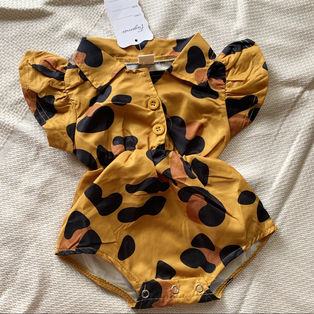Cheetah romper